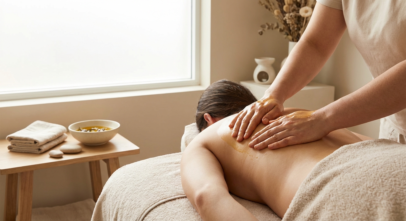 Klasická masáž chrbta